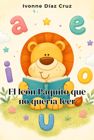 Portada de El león Paquito que no quería leer