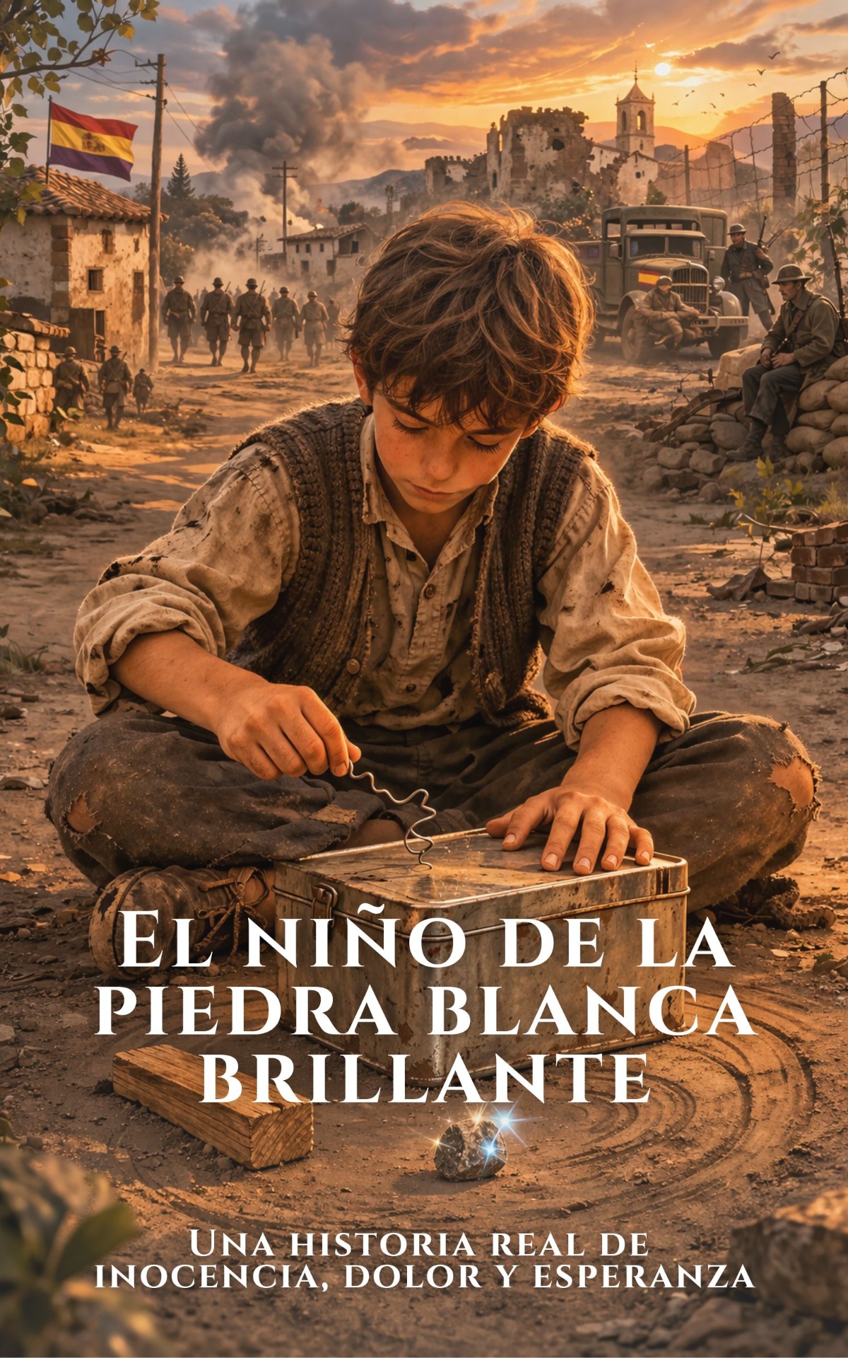 Portada de El niño de la piedra blanca brillante