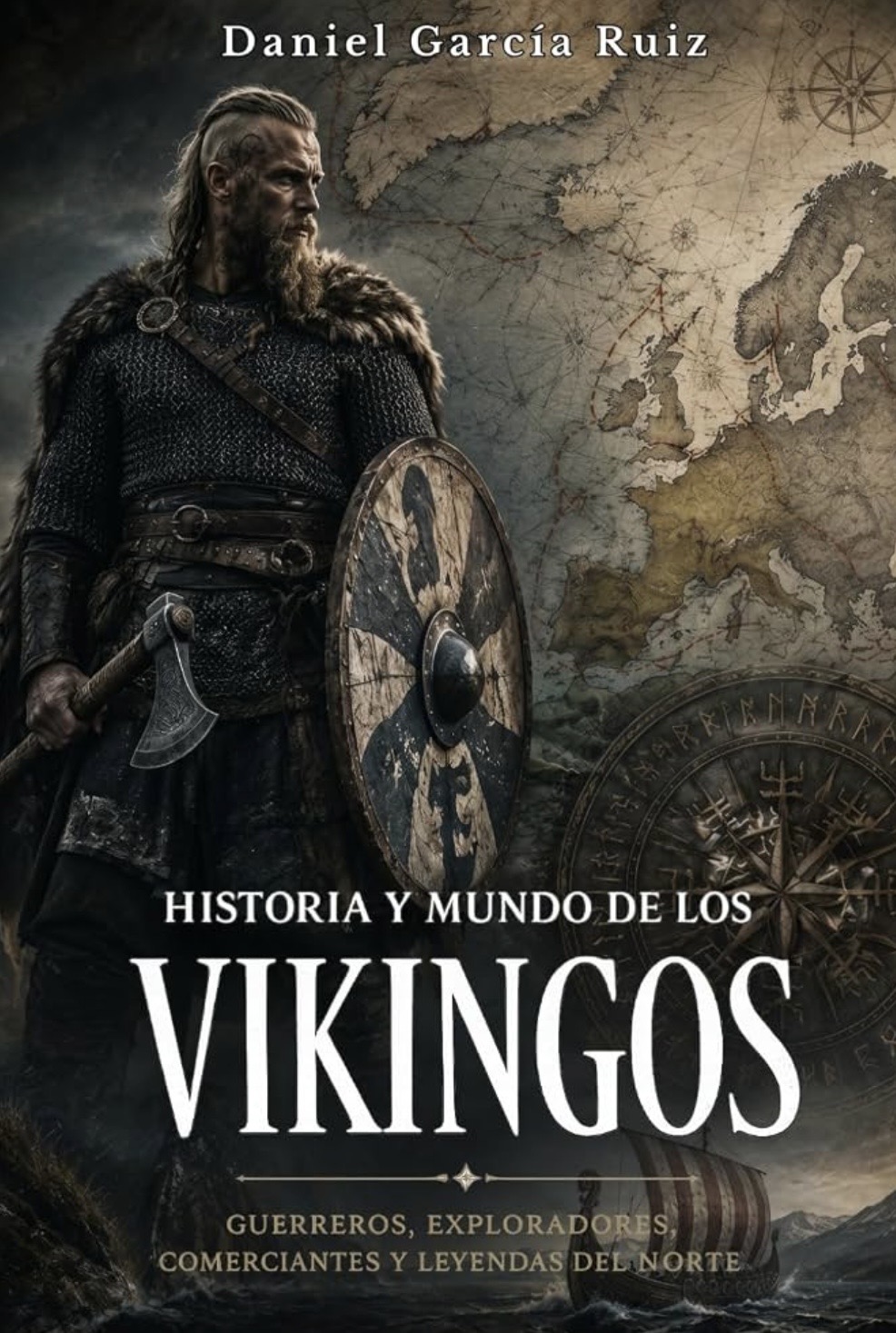 Portada de Historia y mundo de los vikingos: Guerreros, exploradores, comerciantes y leyendas del norte