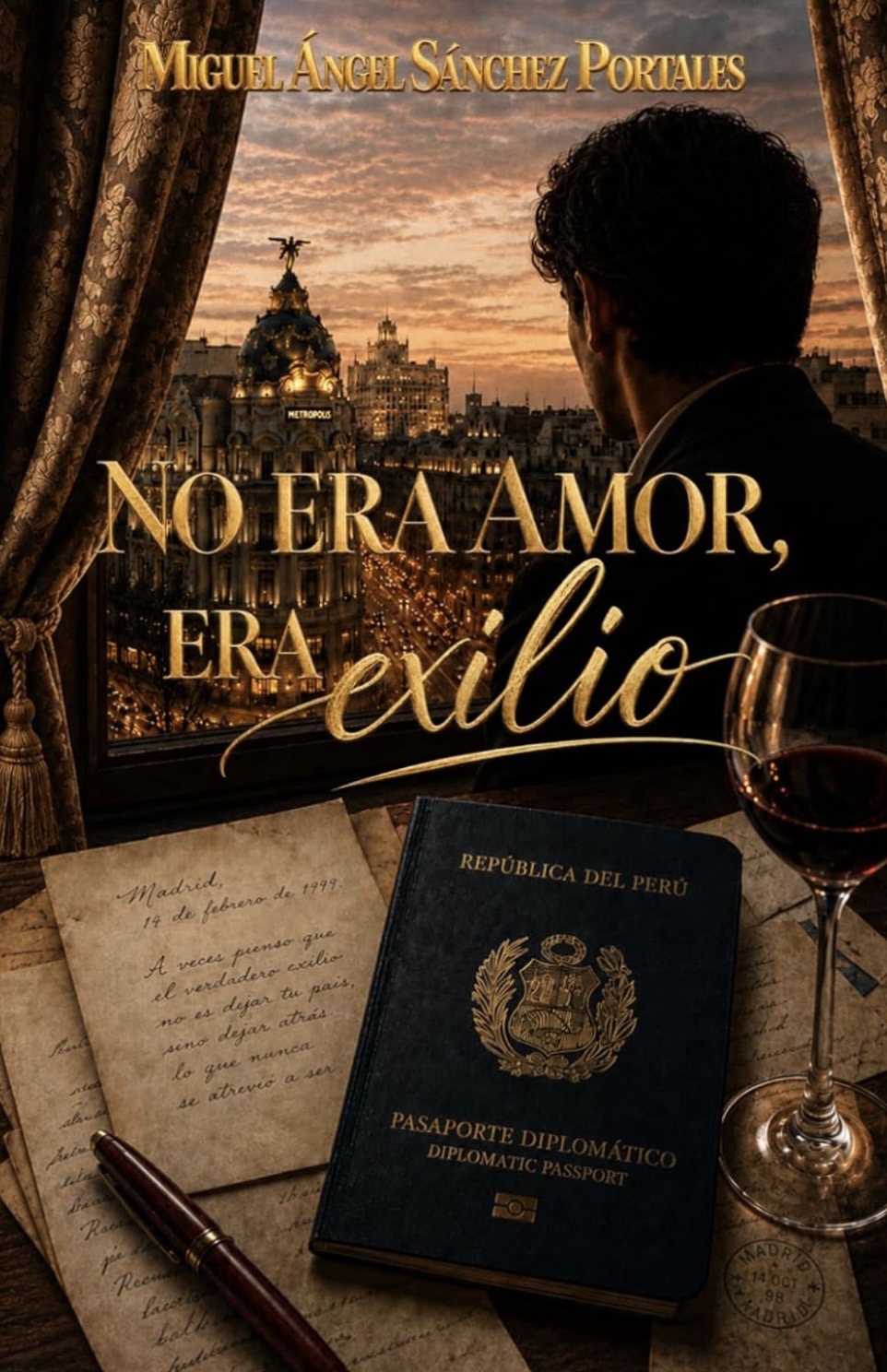 Portada de no era amor era exilio — libro publicado por House of Writer en Amazon KDP